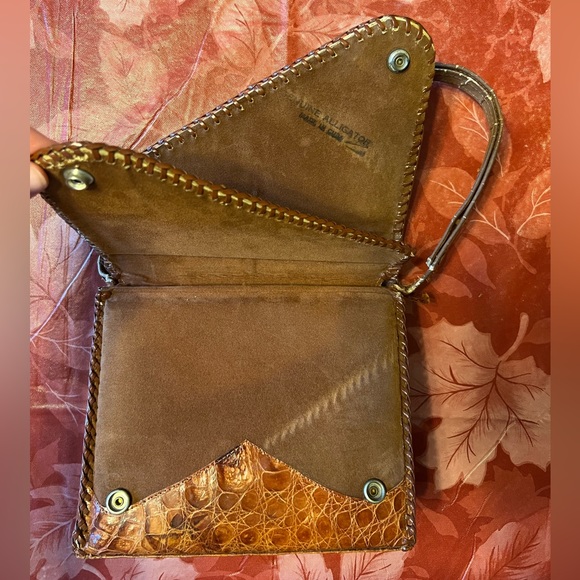 Genuine Alligator Purse from the 1950s - Picture 9 of 14